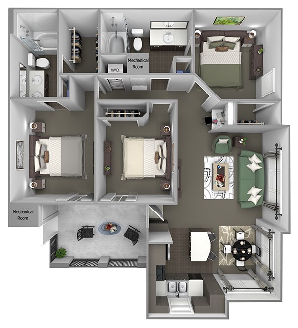 C1 (Toyon) 1438 floor plan