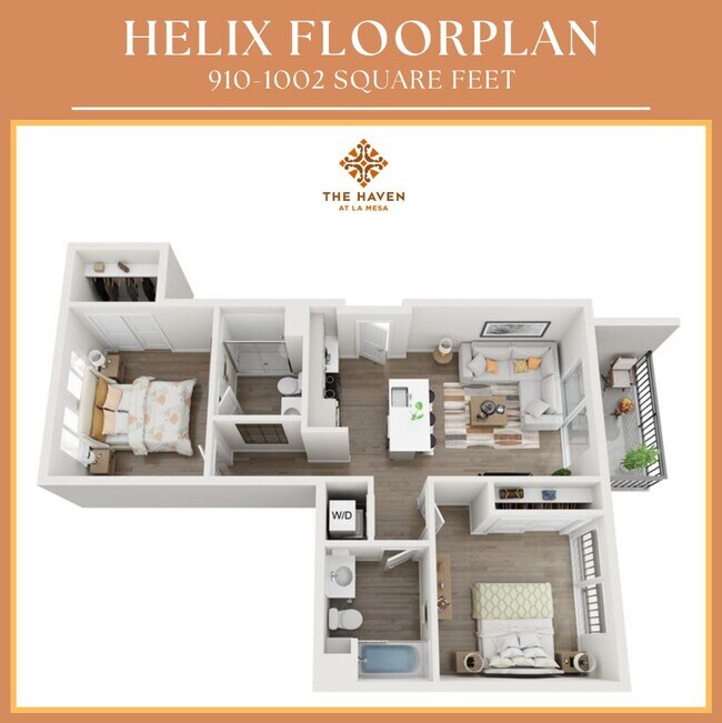 Helix - 2x2 8555-202 floor plan
