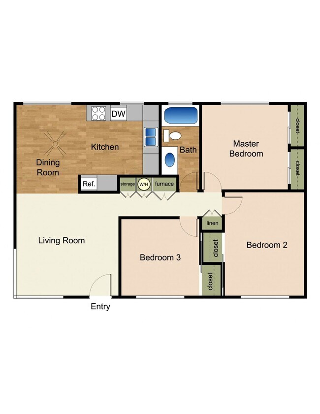 3x1 floor plan