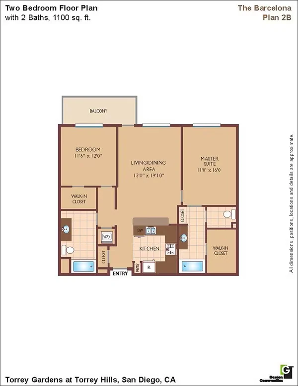 Barcelona floor plan