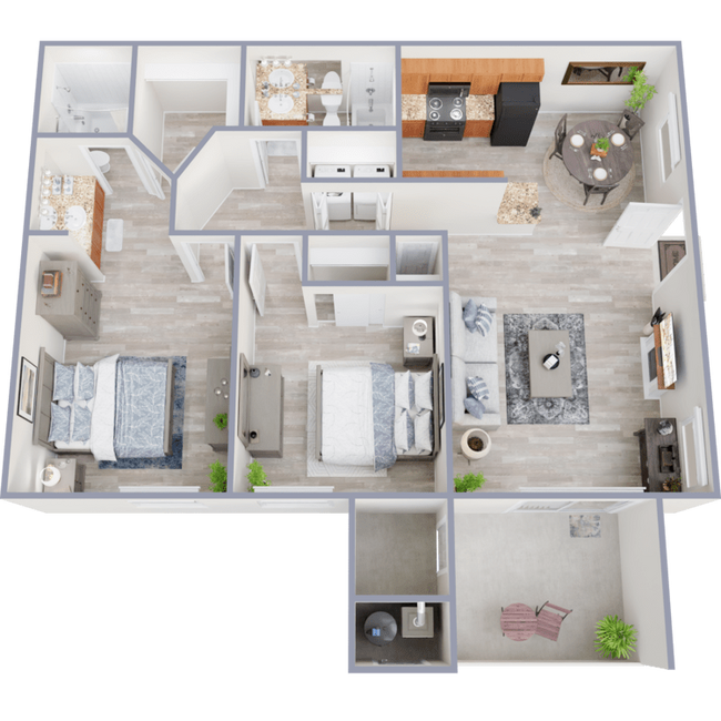 The Brittany 74 floor plan
