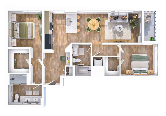 B1 507 floor plan