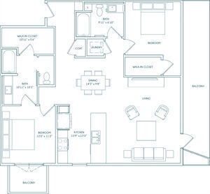 B5.1 694 floor plan