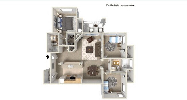 E Lauritz 1,295 SF Reno 1180-201 floor plan