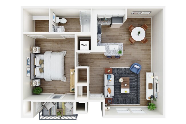 A1 Renovated 455 floor plan