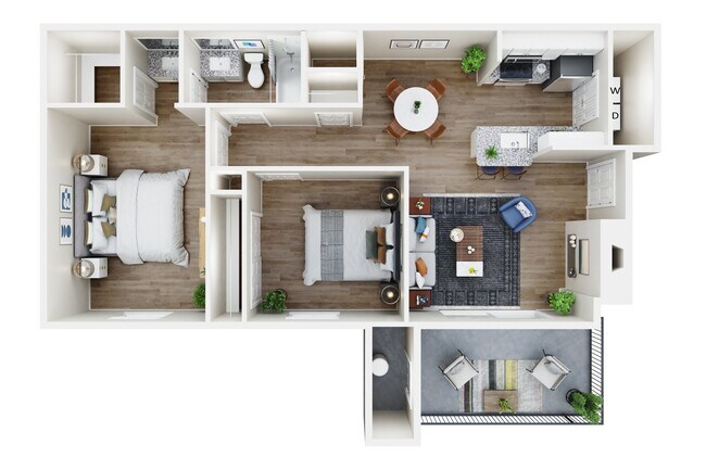 B1 Renovated 258 floor plan