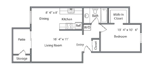 1B 518B floor plan