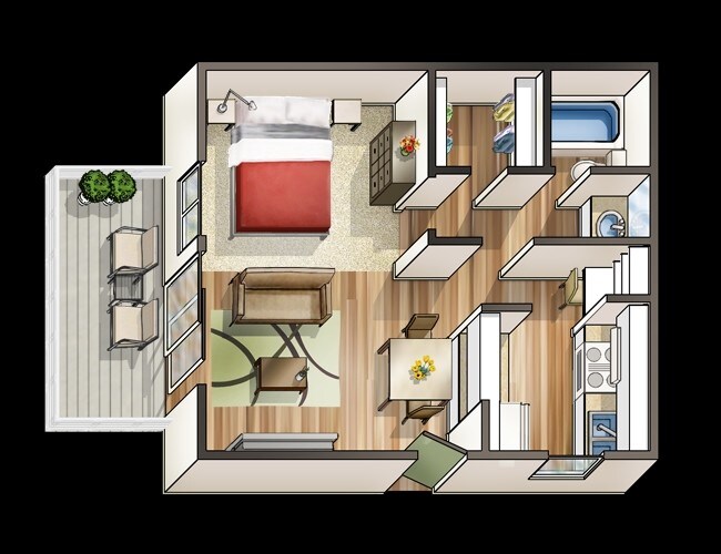 Catamaran floor plan