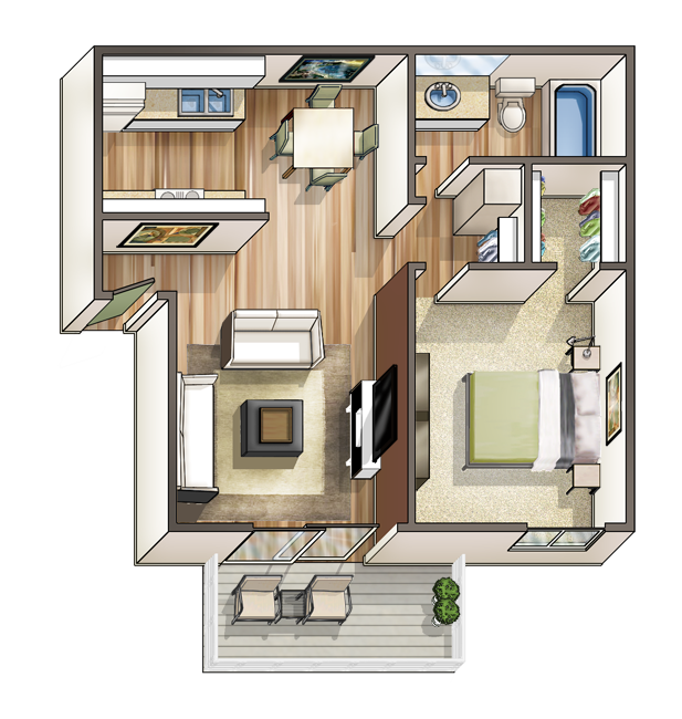 Marina Waterfront floor plan