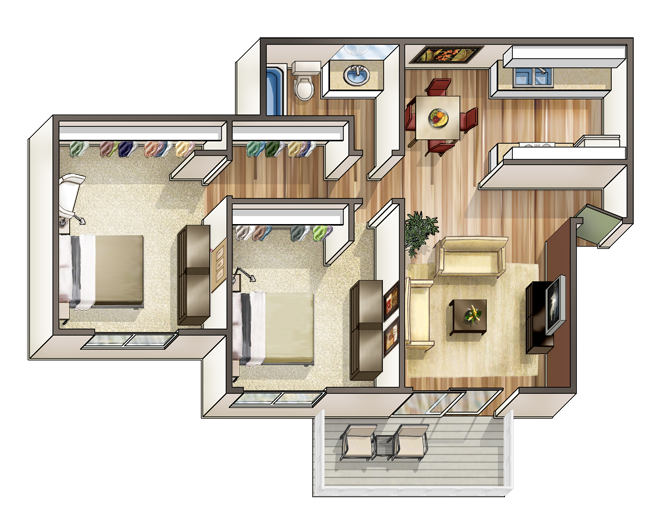 Marlin Waterfront floor plan