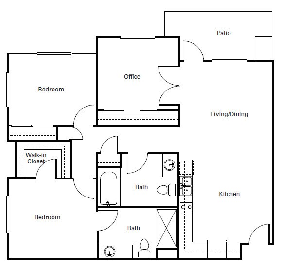 Walnut floor plan