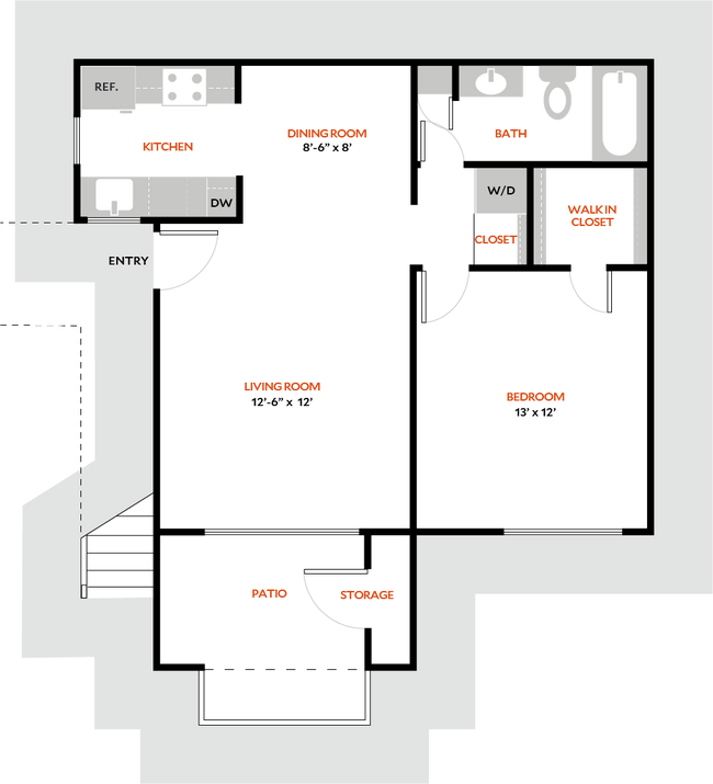 Unit 1618 1618 floor plan