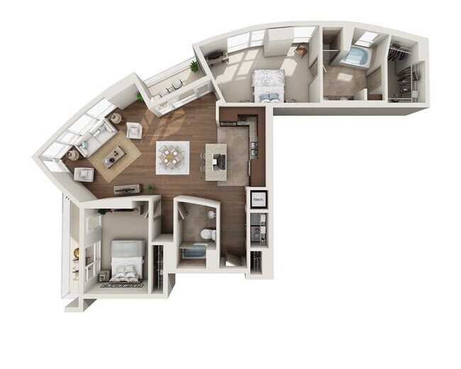 B2D-PH N/A-611 floor plan