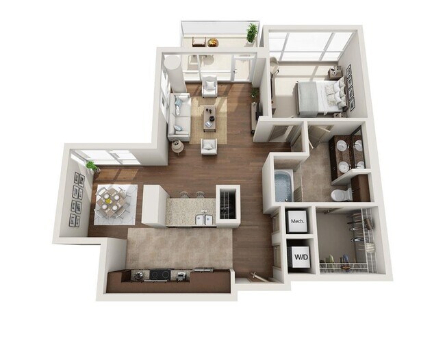 Plan C (A1C) N/A-2003 floor plan
