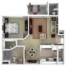 Residence 1 Luxury 1525 floor plan