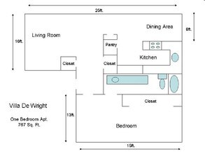 1 Bed+ floor plan