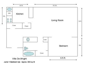Studio floor plan
