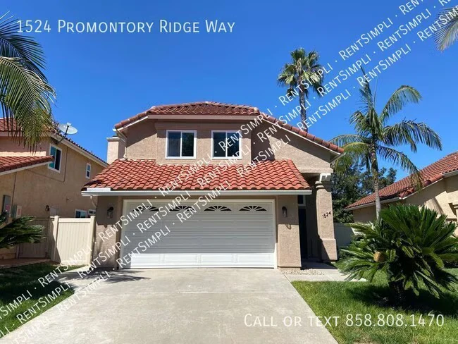 1524 Promontory Ridge Way Vista, CA 92081