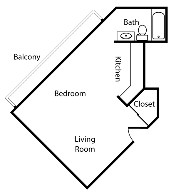 Studio floor plan