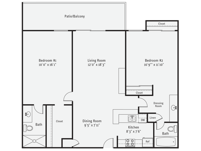 B2 00T-T306 floor plan
