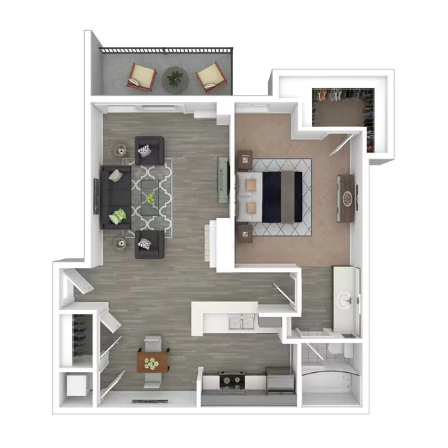 1X1 L211 floor plan