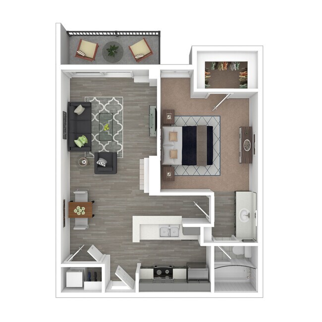1X1 P209 floor plan