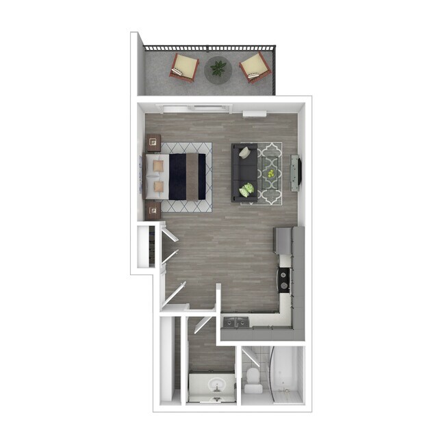 Studio G204 floor plan