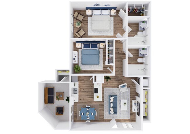 B2 Renovated E076 floor plan