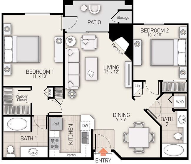 Plan 7 A111 floor plan