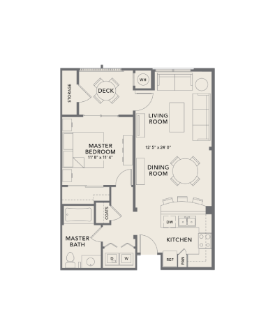 B 5-207 floor plan