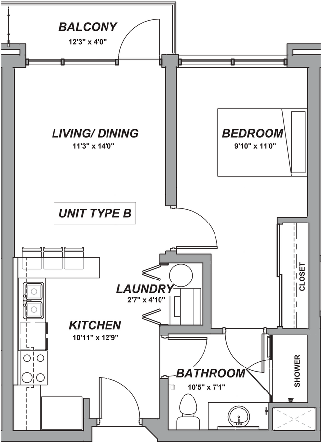 B1 201 floor plan