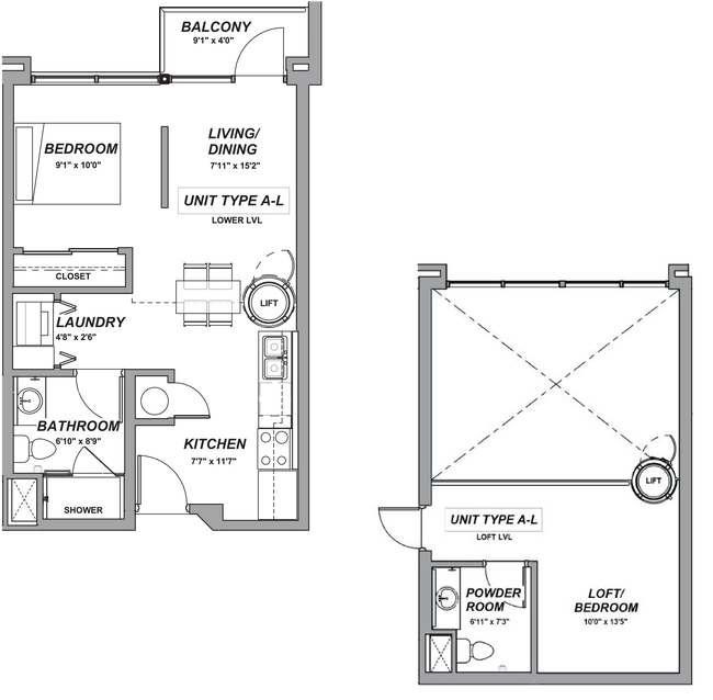 A1-L 516 floor plan