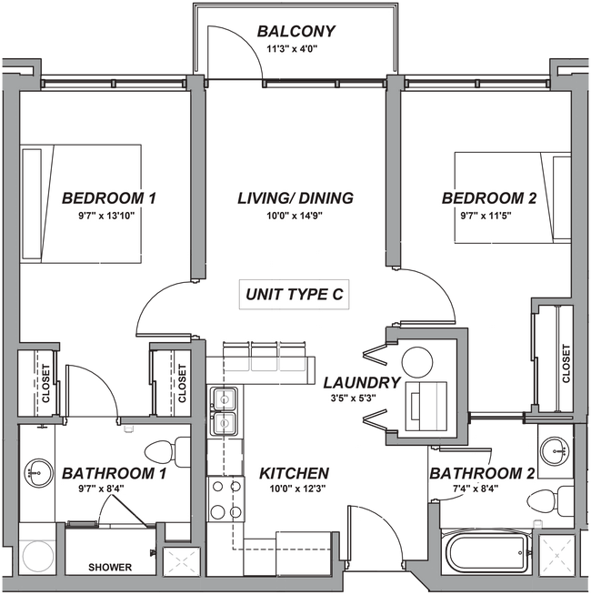 C-2 511 floor plan