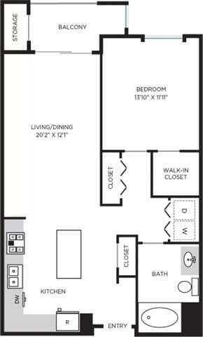 Reserve - 1A floor plan