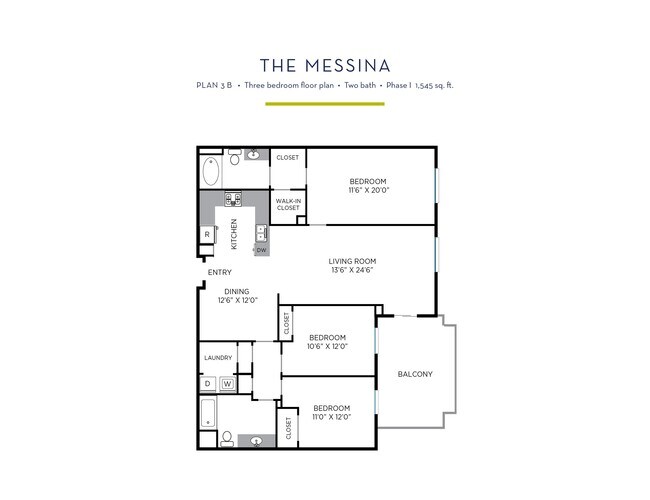 Messina floor plan