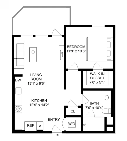 1-A1 820 floor plan