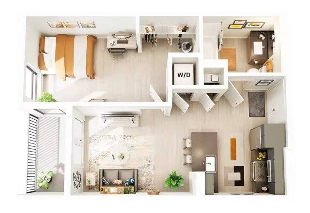 A6 Private Room floor plan