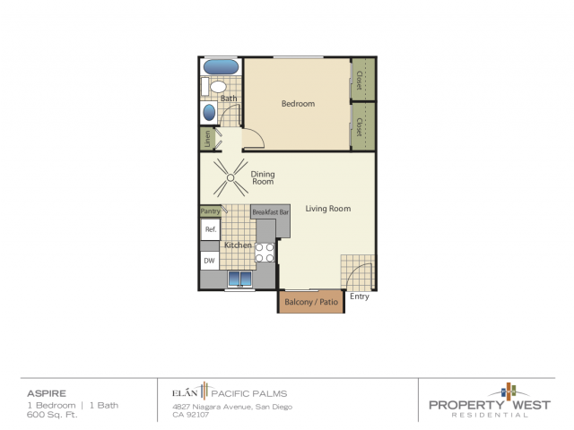 Aspire floor plan
