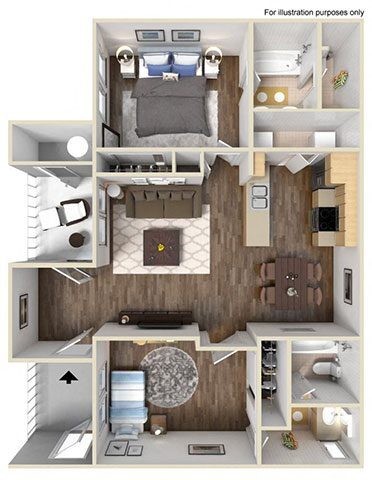 B 14-207 floor plan
