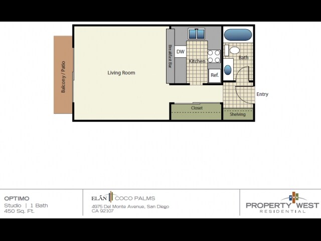 Optimo 208 floor plan