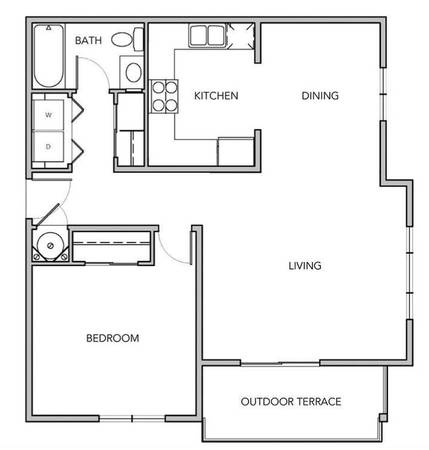 1BR/1BA Apartment on Round Barn Blvd · Santa Rosa photo 4