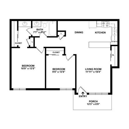 2BR/1BA Apartment · Milpitas photo 3