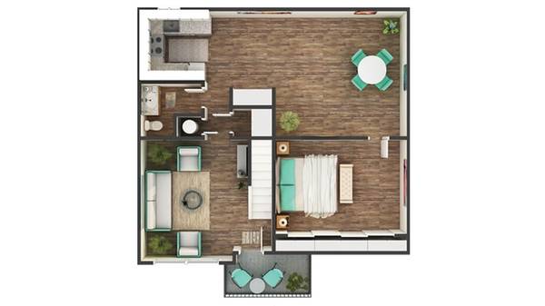 1BR/1BA Apartment · Fairfield photo 3