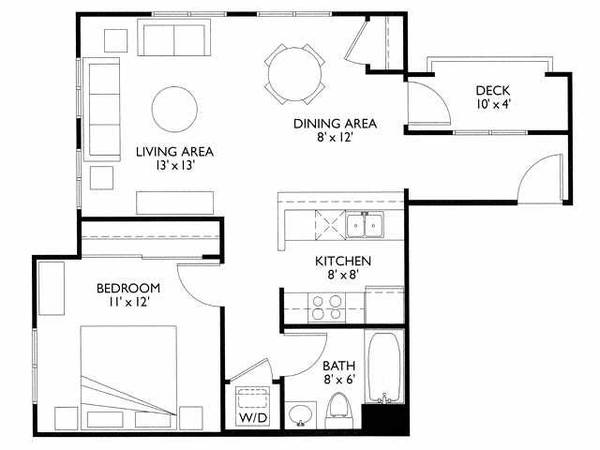 1BR/1BA Apartment · Gilroy photo 2