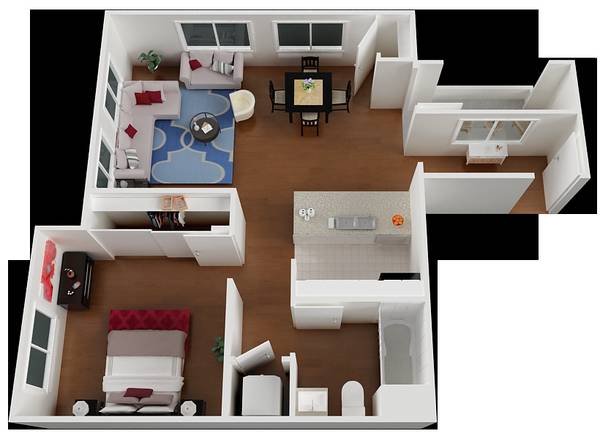 1BR/1BA Apartment · Gilroy photo 3