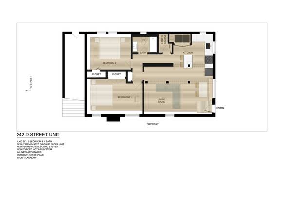 2BR/1BA Apartment · Kentfield photo 5