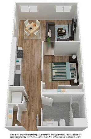 Updated, Spacious 1br! Deck! Stainless Appliances! Hardwood! photo 5