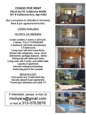 2BR/2BA Condo on California Ave · Palo Alto