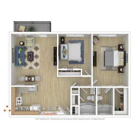2BR/2BA Apartment · Hayward photo 2