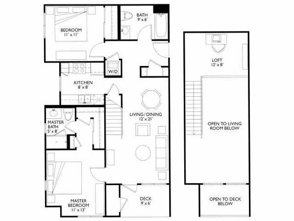 2BR/2BA Loft · Gilroy photo 2
